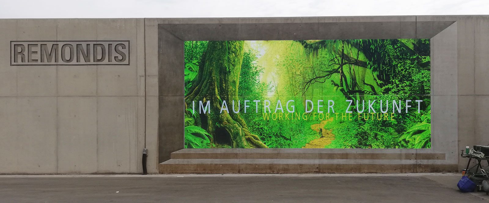 Wald-Wandbild für Remondis