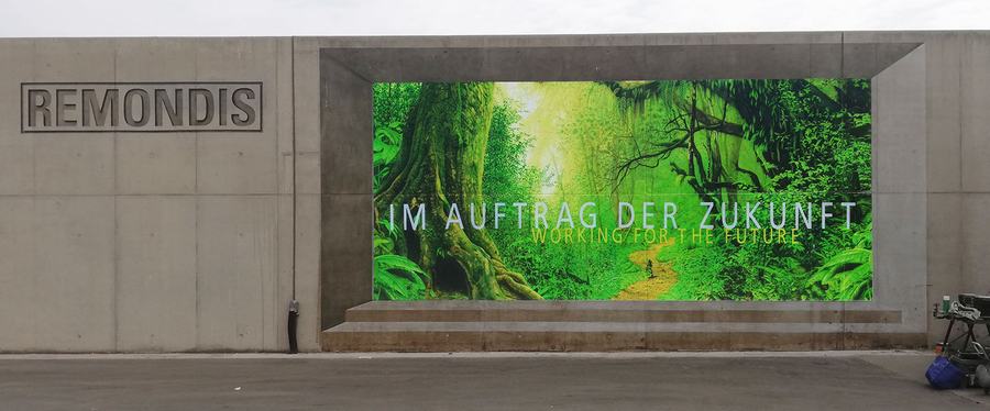 Wald-Wandbild für Remondis
