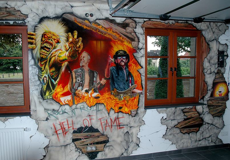 „Hell of Fame“ – rechte Wand