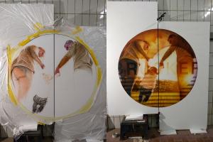 Innenraumgestaltung Airbrush