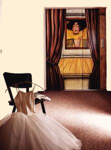 Airbrush auf Aufzugstür, Saarland