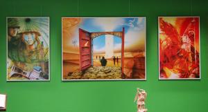 Innenraumgestaltung Airbrush Wandmalerei