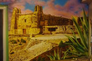 Innenraumgestaltung Airbrush Wandmalerei