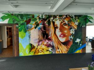 Raumgestaltung Airbrush Wandmalerei