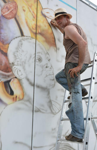 Airbrush Auftragsmalerei Wandmalerei Saarland Franz Schmidt