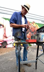 Wandmalerei Airbrush Fassadengestaltung Franz Schmidt Saarland