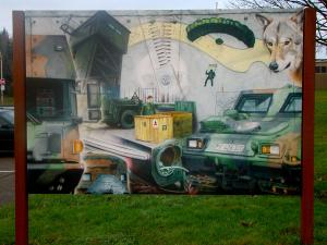 Wandtafel Airbrush Bundeswehr