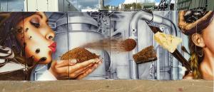 Fassadengestaltung Airbrush Wandmalerei Graffiti Saarland