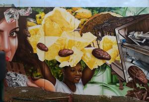 Fassadengestaltung Airbrush Wandmalerei Graffiti Saarland