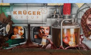 Fassadengestaltung Airbrush Wandmalerei Graffiti Saarland