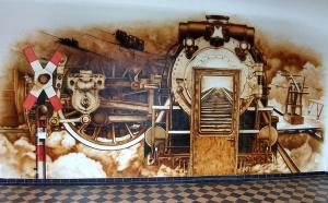 Airbrush Wandmalerei Wandbild