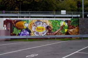 Wandmalerei Airbrush Fassadengestaltung Franz Schmidt Saarland