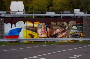 Wandmalerei Airbrush Fassadengestaltung Franz Schmidt Saarland