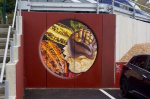 Wandmalerei Airbrush Fassadengestaltung Franz Schmidt Saarland