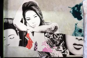 Airbrush Wandbild Progress