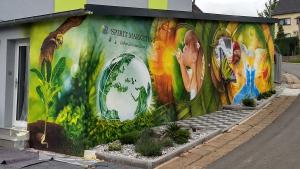 Wandmalerei Airbrush Graffiti