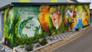 Wandmalerei Airbrush Graffiti