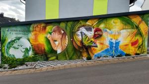 Wandmalerei Airbrush Graffiti