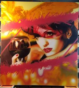 Raumgestaltung Airbrush Wandmalerei