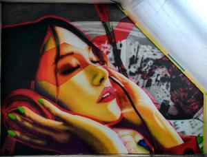 Raumgestaltung Airbrush Wandmalerei