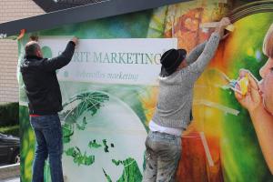 Wandmalerei Airbrush Graffiti