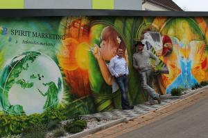 Wandmalerei Airbrush Graffiti